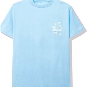 Anti Social Social Club Cloud Tee Members Only Blue